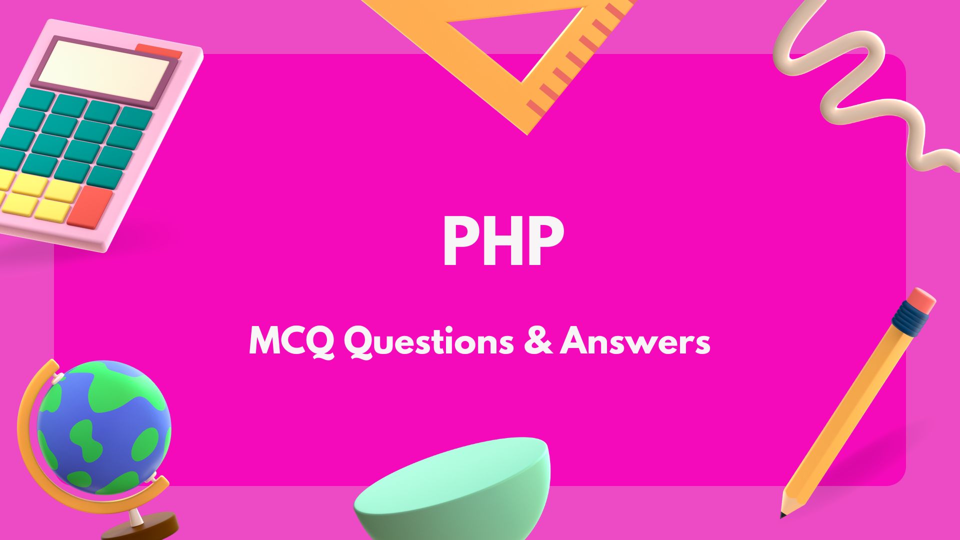 PHP MCQ Questions & Answers
