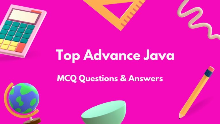 advance java mcq