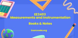 [PDF] EE3403 Measurements and Instrumentation Books, Lecture Notes, Study Material
